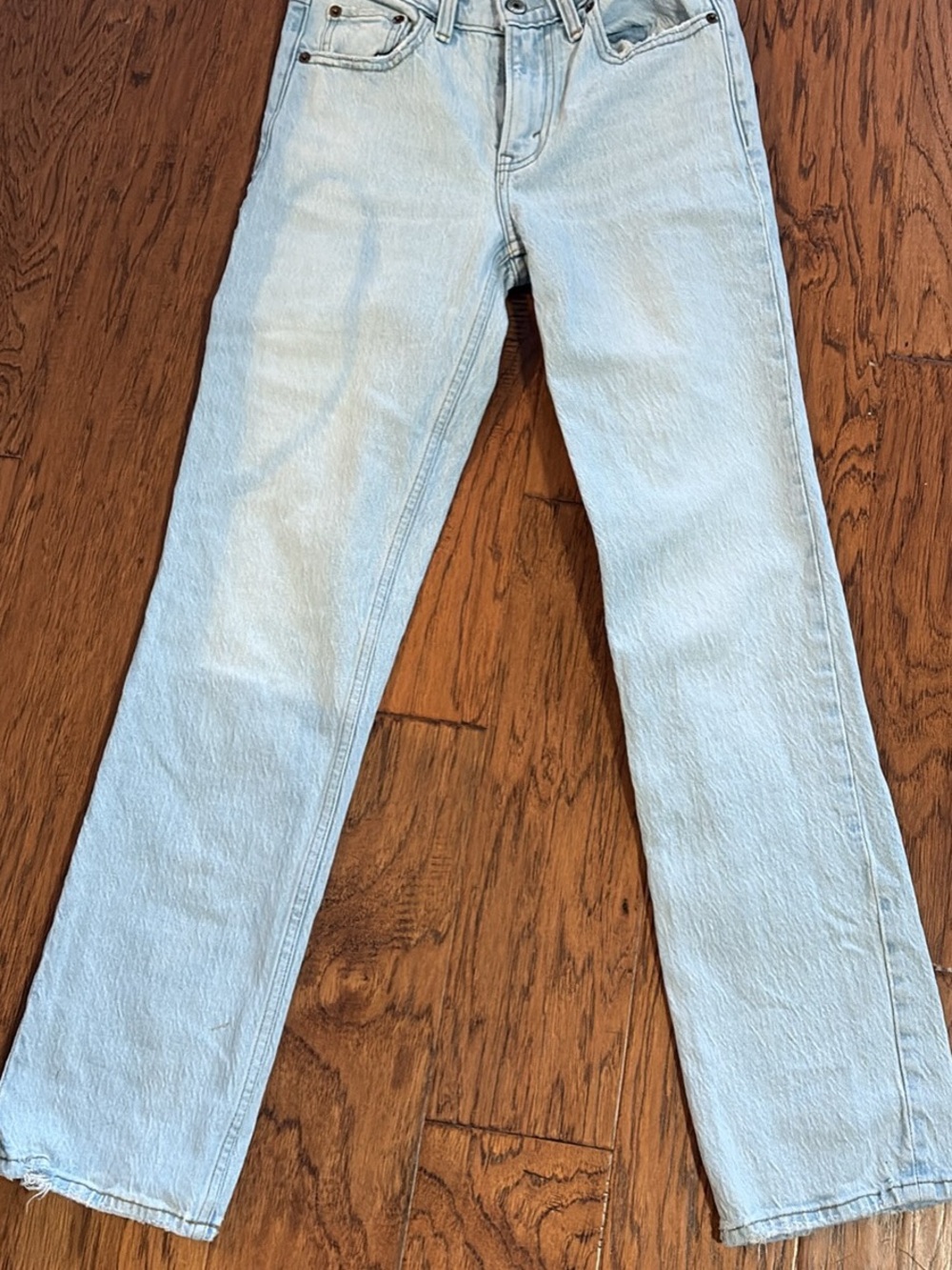 Abercrombie & Fitch Light Blue Straight Leg Women's Jeans